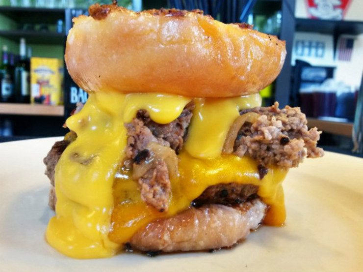 US gourmet burger spot puts donut in its place