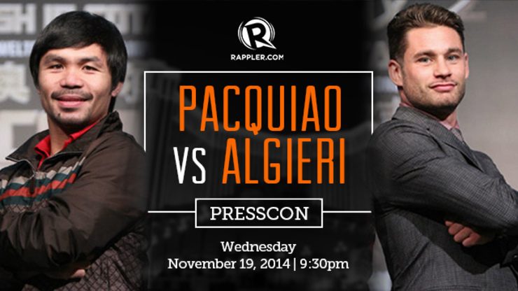HIGHLIGHTS: Pacquiao vs Algieri presscon
