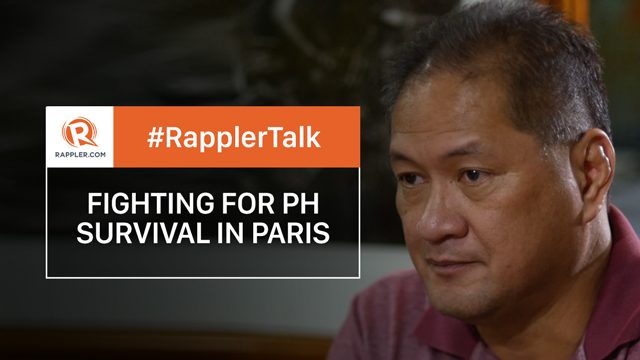 Rappler Talk: Fighting for PH survival in Paris