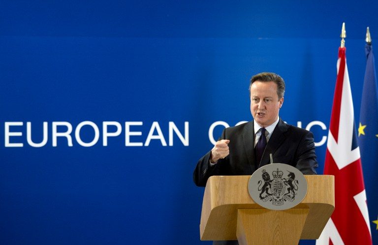 British PM fighting to fix EU frustration in 2016