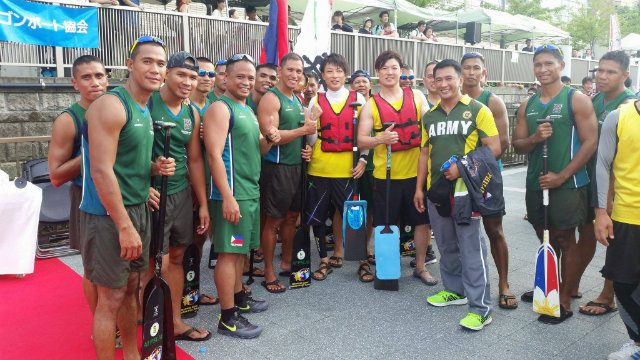 Philippine Army wins gold at Japan Dragon Boat Championships
