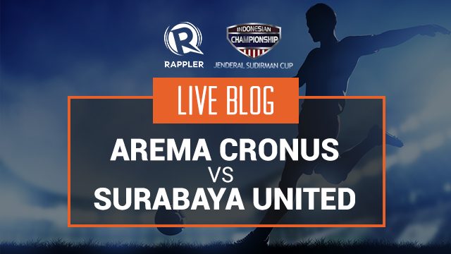 LIVE BLOG: Surabaya United vs Arema Cronus