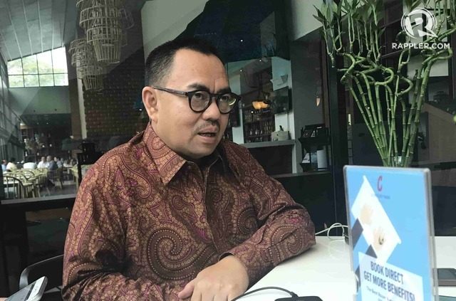 MAJU PILKADA? Sudirman Said mengaku serius menjajaki kemungkinan untuk maju dalam Pilgub Jawa Tengah 2018 sebagai calon gubernur. Foto oleh Ursula Florene/Rappler 