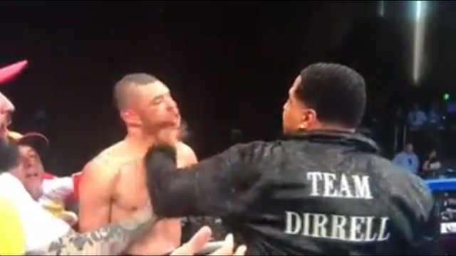 WATCH: Cornerman sucker punches boxer after disqualification