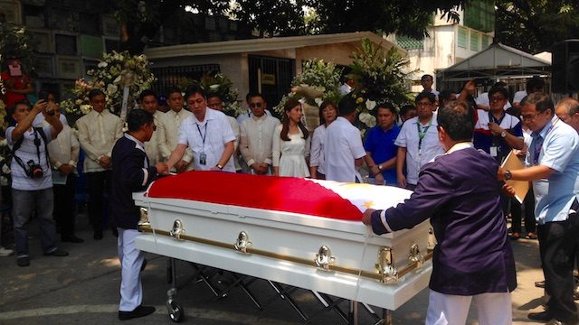 ‘Son of Pasig’ Jovito Salonga laid to rest in his hometown