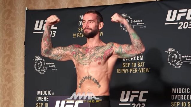CM Punk makes weight for UFC debut
