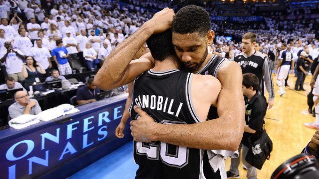 Spurs finish off Thunder to forge Heat NBA Finals rematch