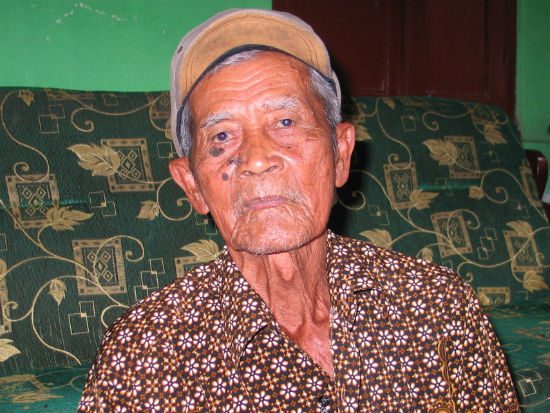 Wagiyo (90 tahun), dari Boyolali. Foto oleh Ari Susanto  