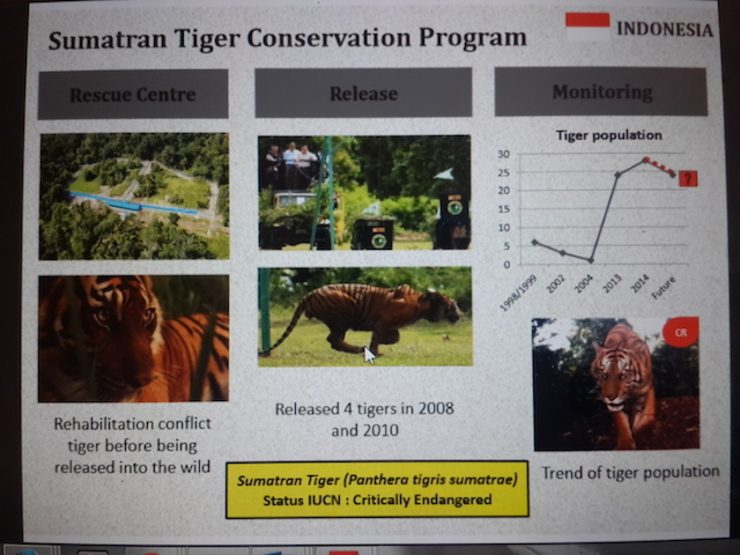 Presentasi konservasi alam oleh swasta Indonesia di COP 20. Foto oleh Uni Lubis