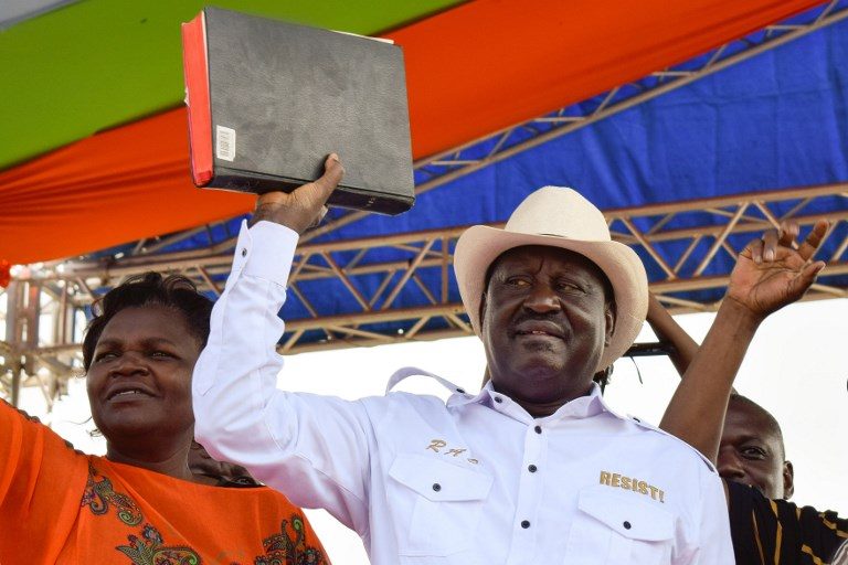Kenyan opposition leader Odinga sworn in as ‘people’s president’