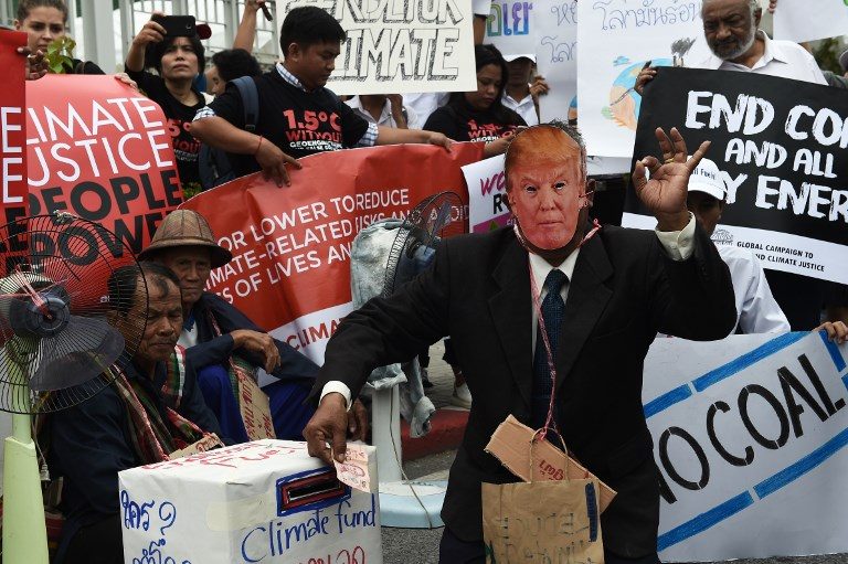 U.S. accused of blocking UN climate talks amid protests