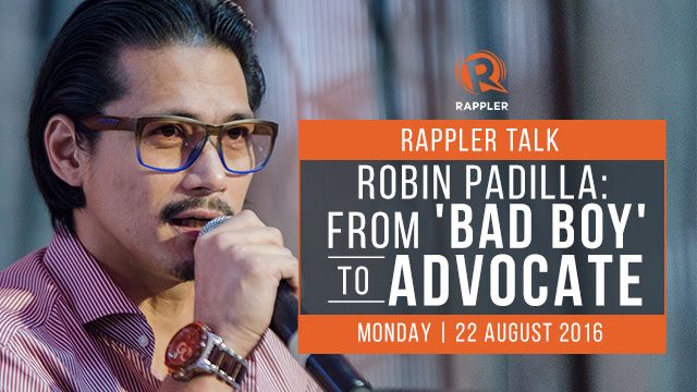 Rappler Talk: Robin Padilla – from ‘Bad Boy’ to advocate