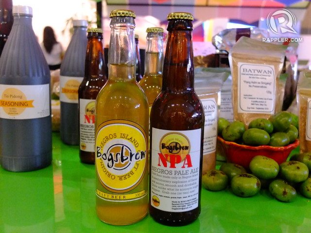 NEGROS BEER. Bogsbrew craft beers are made of muscovado sugar, one of Negros Island's top products  
