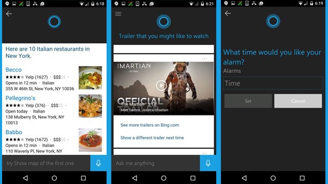 Microsoft’s Cortana assistant launches on Android