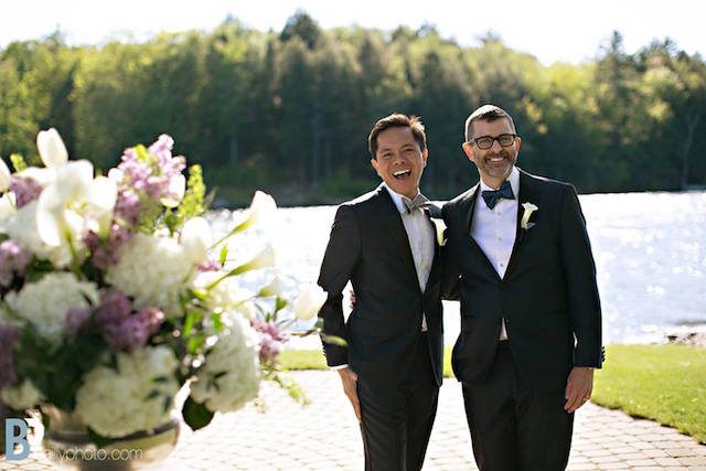 LOVE WINS. Pasangan Joe Tully dan WNI Tiko Mulya telah menikah di New York, Amerika Serikat, 26 Juni 2015. Foto dari Facebook/Bailly Photography 