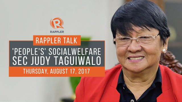 Rappler Talk with ‘People’s’ Social Welfare Secretary Judy Taguiwalo