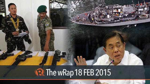 MILF returns weapons, Binay allies, Tubbataha damage | The wRap