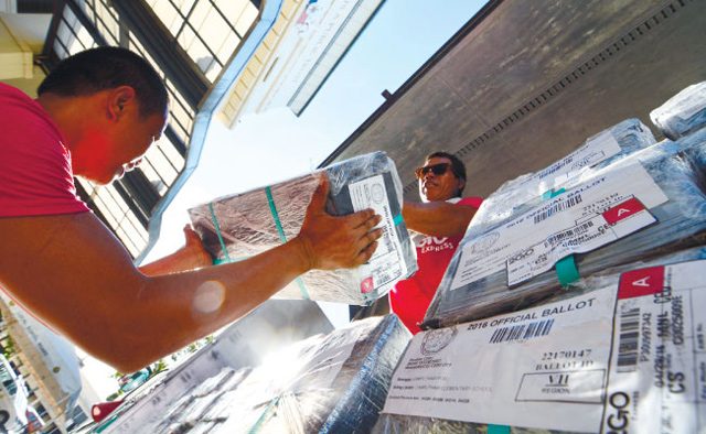 Ballots arrive in Cebu City; poll preparations on track