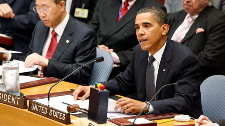 RARE PRESENCE. The last time Obama chaired a UN Security Council meeting was in 2009 on nuclear non-proliferation and disarmament. This time, he is presiding over a summit on foreign terrorist fighters. File UN Photo/Eskinder Debebe