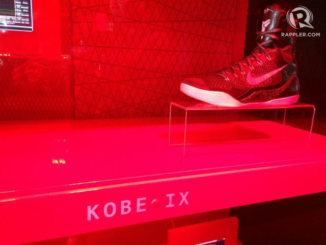 PAC-INSPIRED. Here's a look back at the Kobe IX, which was inspired by Manny Pacquiao's Nike shoes. Photo by Naveen Ganglani/Rappler 