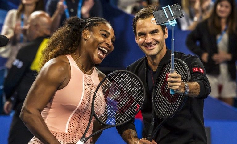 WATCH: Serena, Federer pose for GOAT selfie