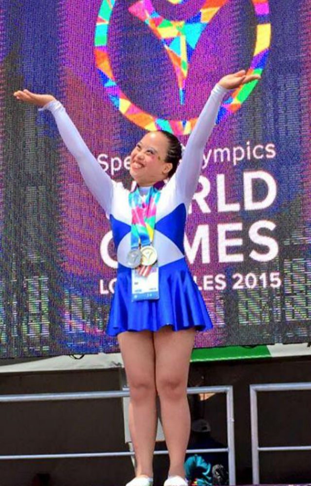 Tanya Denamarca from Iloilo wins the Philippines’ first gold medal for Photo by Steve Angeles 