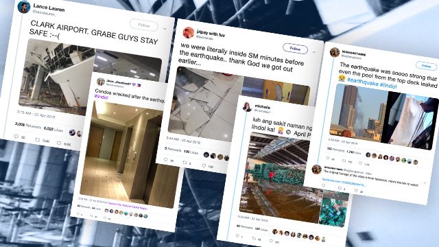 Filipinos tweet scenes from magnitude 6.1 earthquake in Luzon