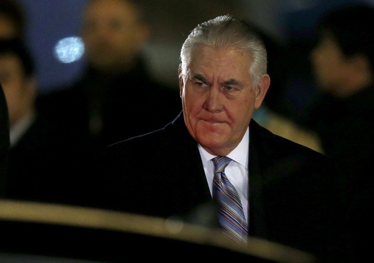 Tillerson begins Asia tour amid North Korea crisis