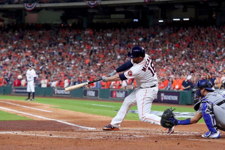 Astros chase Darvish early, take 2-1 lead in World Series