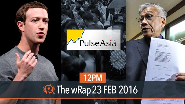 Political dynasties, Pacquiao fight, Zuckerberg on encryption | 12PM wRap