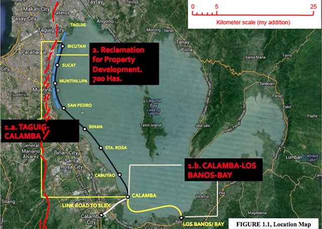 NO TAKERS. The Laguna Lakeshore Expressway Dike deal was the 'most complicated' PPP project thus far. Image from DPWH website  