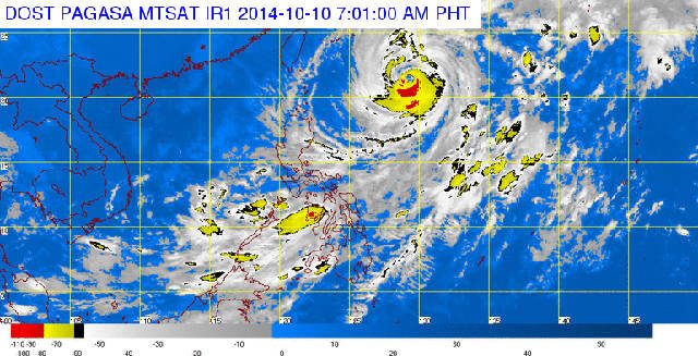 Rainy Friday for PH as Ompong heads north