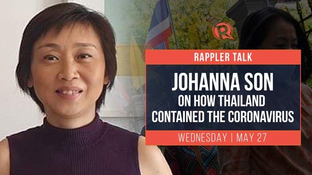 Rappler Talk: Johanna Son on how Thailand contained the coronavirus
