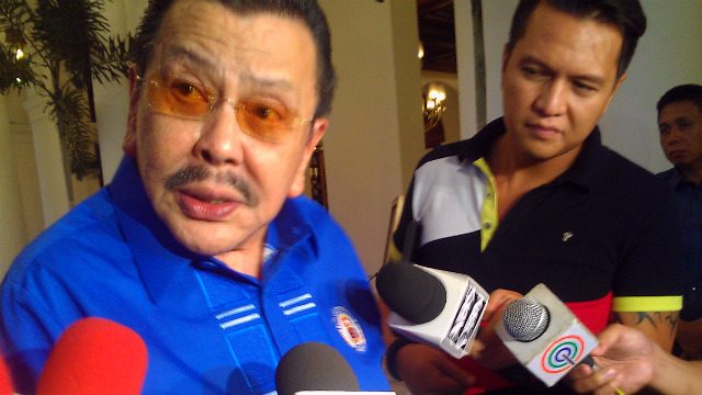 WHO WILL ERAP ENDORSE? The former president says he will go for whoever will continue his programs when he was in Malacañang, a stay cut short by 4 years after he was impeached in 2001. Photo by Vincent Bascos/Rappler