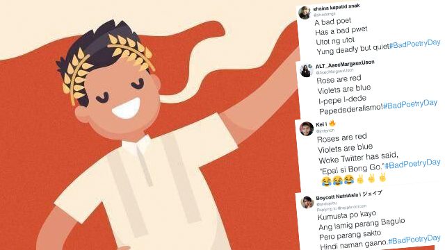 ‘Kumusta po kayo, ang lamig parang Baguio’: The best poems from #BadPoetryDay