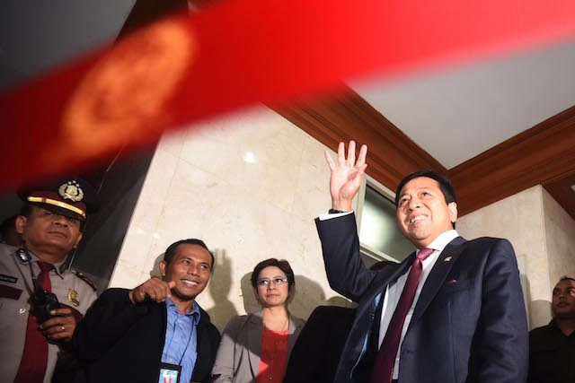 Indonesia parliament speaker leaves post amid corruption scandal