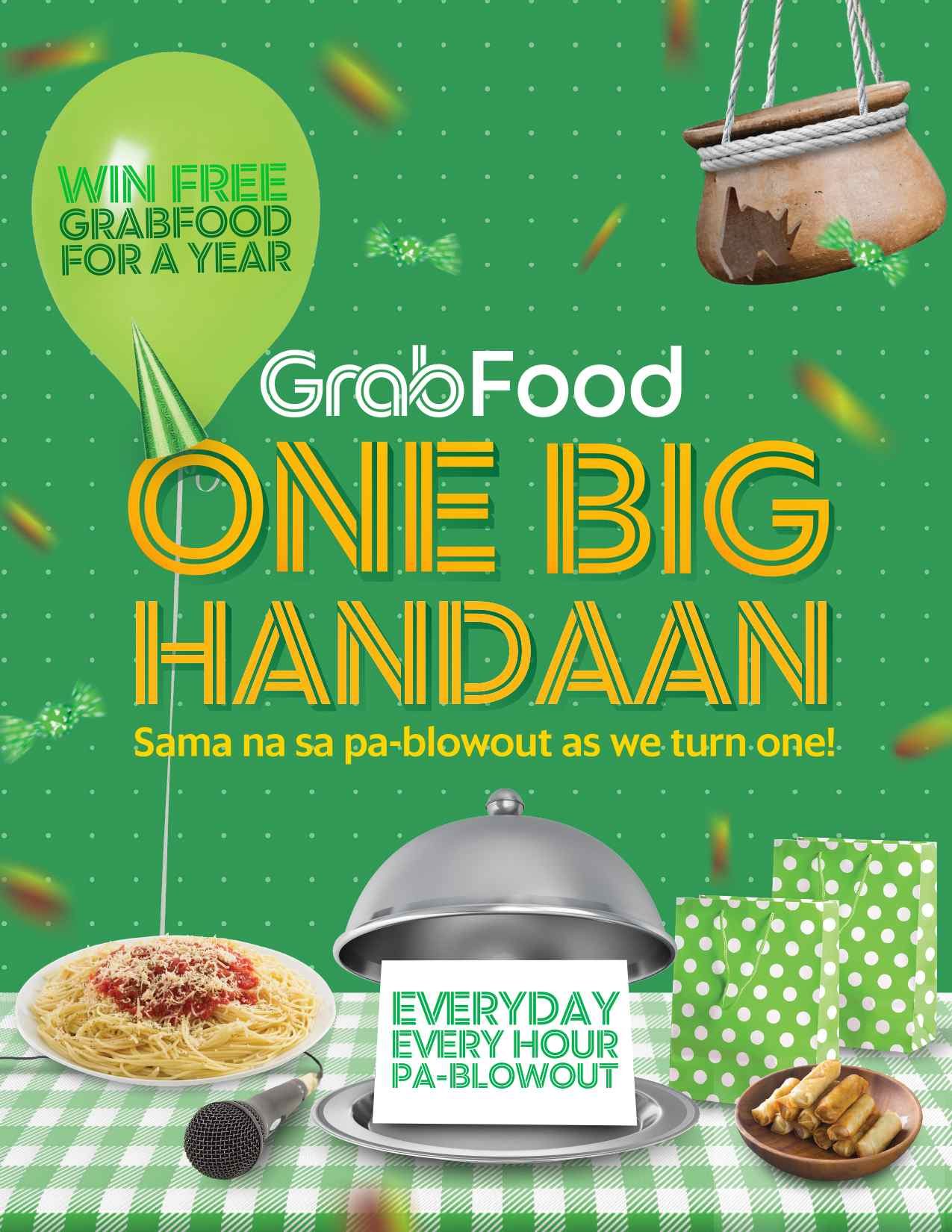 GrabFood celebrates 1st anniversary in the Philippines with ‘One Big Handaan’ – the biggest online feast of 2019