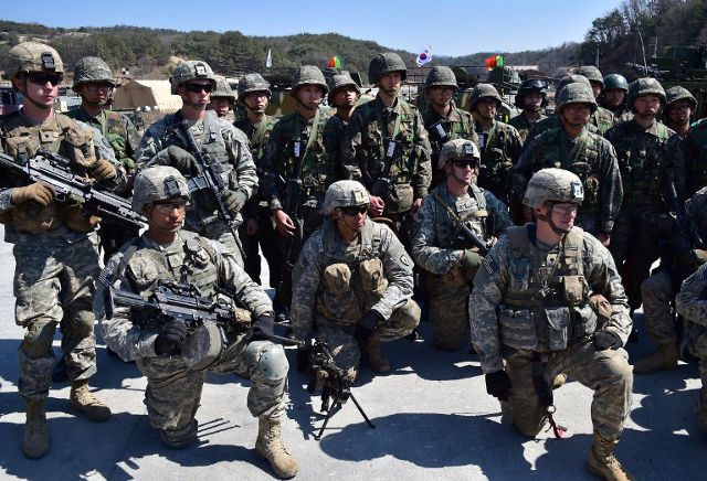 US and S. Korea troops stage massive live-fire drill