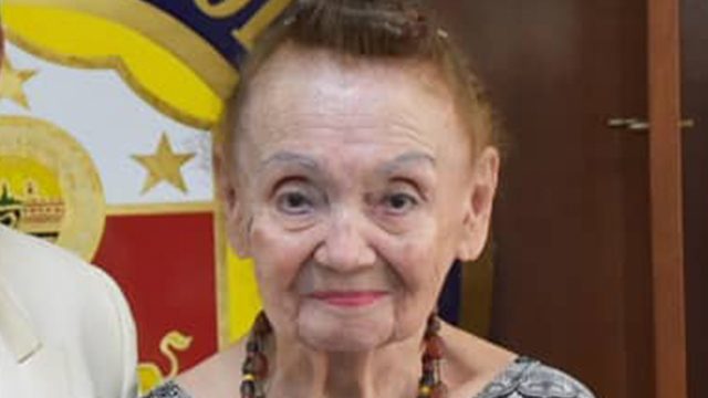 Iloilo City’s first female OIC mayor dies at 94