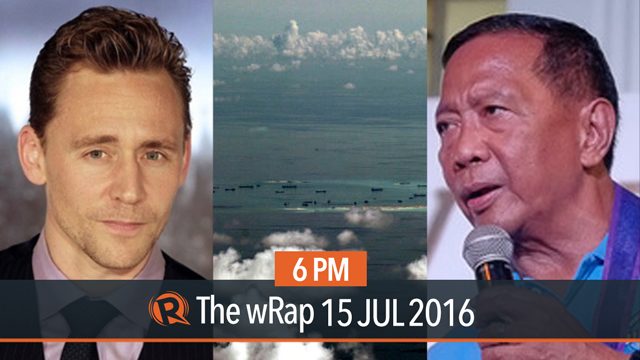 PH vs China, Binay’s bail, Tom Hiddleston | 6PM wRap