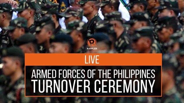 LIVE: Armed Forces of the Philippines turnover ceremony