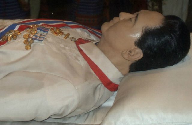 Marcos ‘body’ still in Batac mausoleum after burial