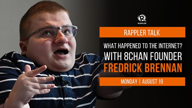 Rappler Talk: 8chan founder Fredrick Brennan on what has become of the internet