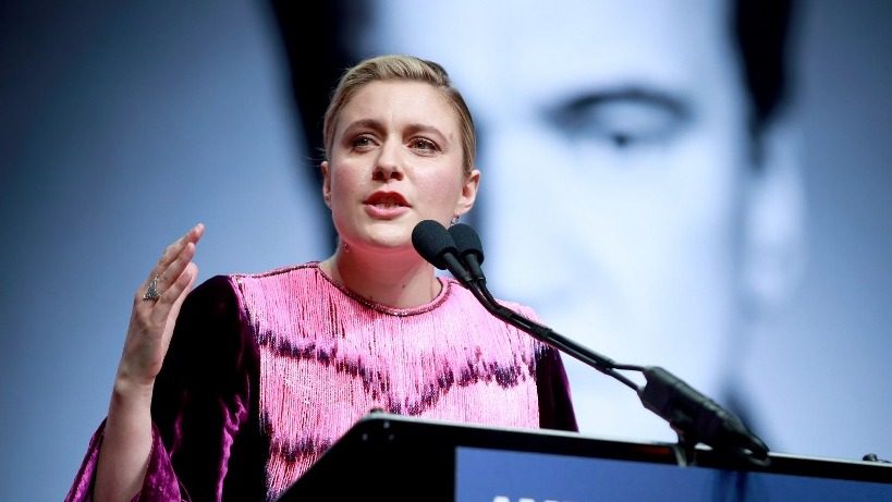 DISAPPOINTED. Hollywood director Greta Gerwig speaks about the awards snub for her latest film, Little Women. Photo by Rich Fury/Getty Images North America/AFP 