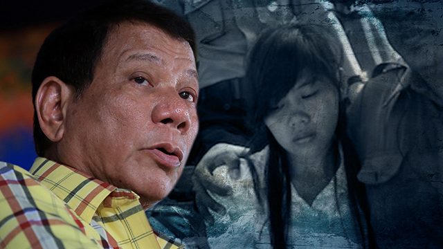Duterte: To beg for Veloso’s life amid PH drug war leaves ‘bad taste’