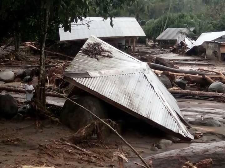 WIPED OUT. A flashflood 'wipes out' a farmland community in Lanao del Norte. Photo from Province of Lanao del Norte Facebook page   