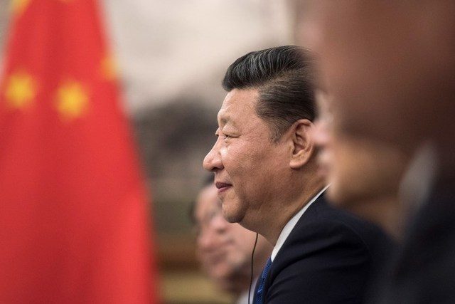 BELT AND ROAD INITIATIVE. Chinese President Xi Jinping seeks to soothe concerns about his ambitious Belt and Road Initiative. File photo by Fred Dufour/AFP  