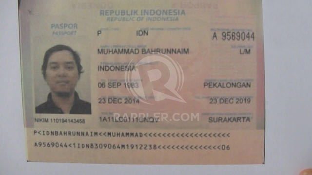 FOTO: Paspor terduga otak serangan teror Sarinah