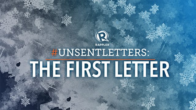 #UnsentLetters: The First Letter