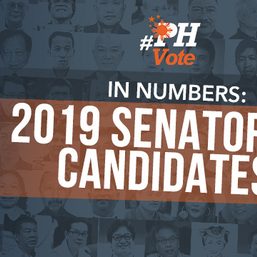 IN NUMBERS: Candidates for Senate 2019